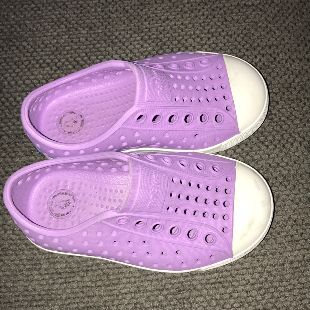 Native Jefferson purple lilac toddler waterproof